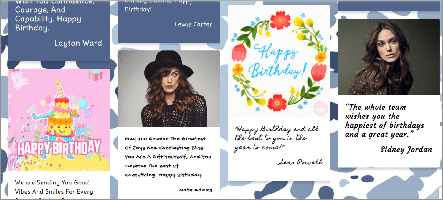 Send Virtual Group Greeting Cards