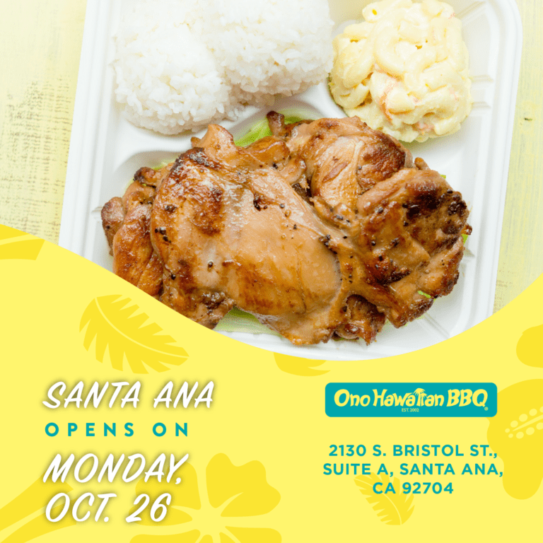 Ono Hawaiian BBQ Ono Hawaiian BBQ Celebrates New Restaurant Opening