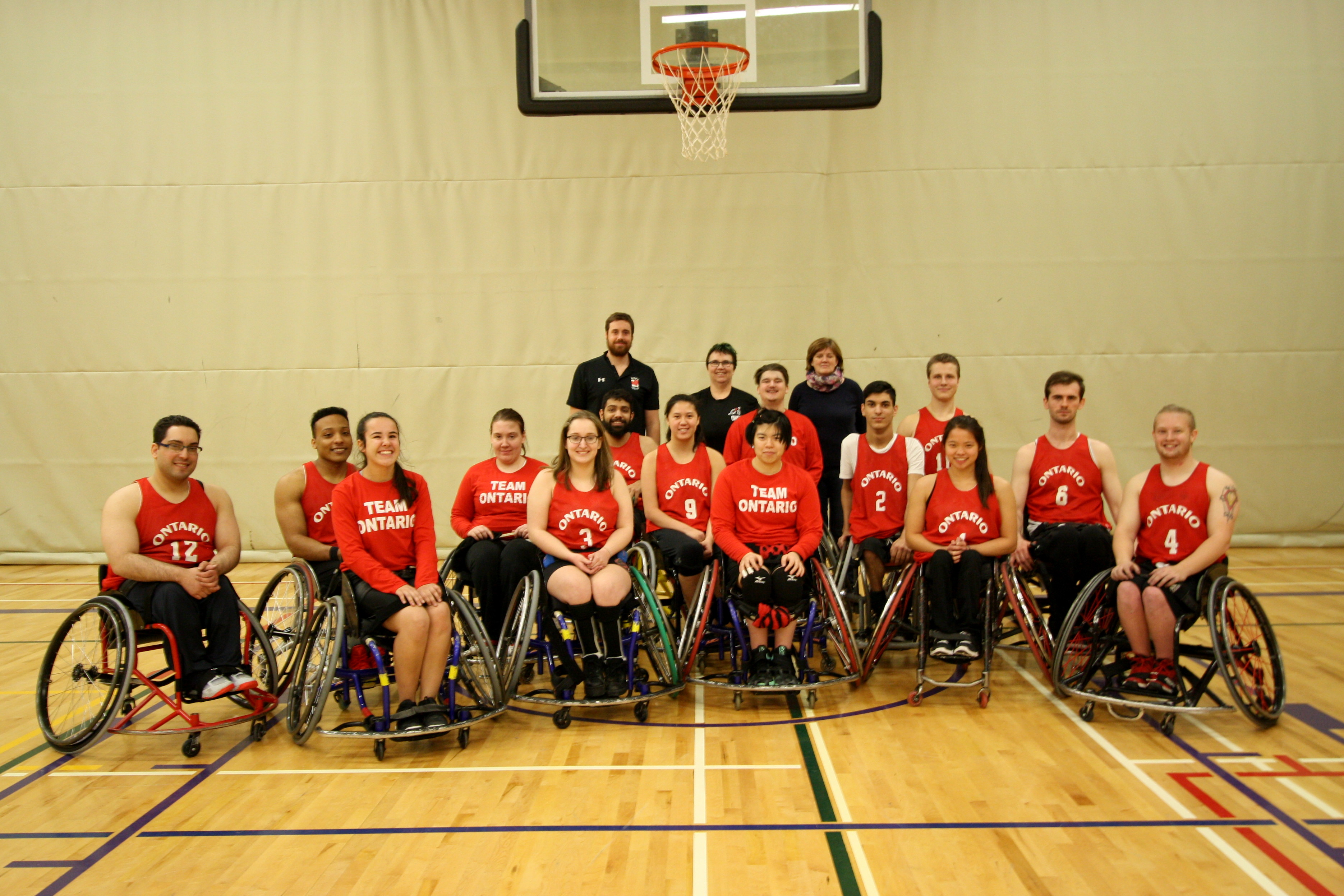 2018 Provincial Team Official Selection Wheelchair Basketball Ontario Para Network