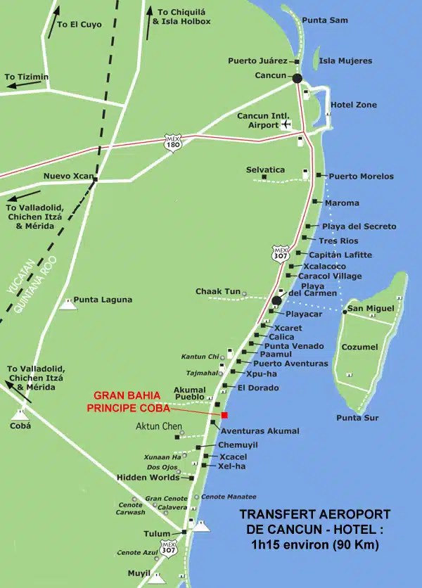 Hôtel 5 étoiles Bahia Principe Grand Coba, Akumal, Mexique Photos