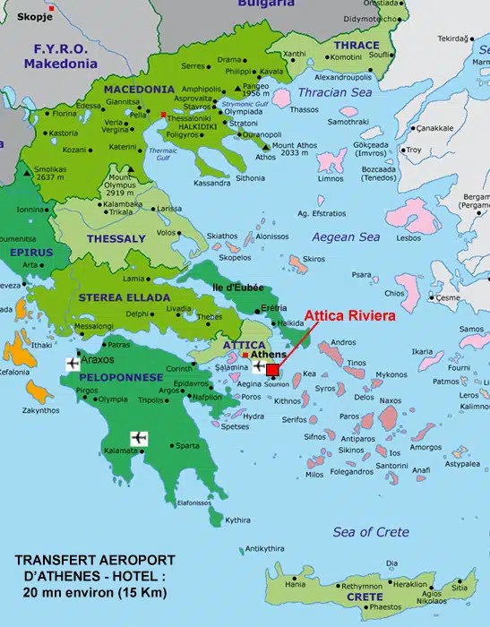 Les Défis De Vravrona En Grèce Hôtel 4 étoiles Club Framissima Dolce Attica Riviera, Région d'Athènes