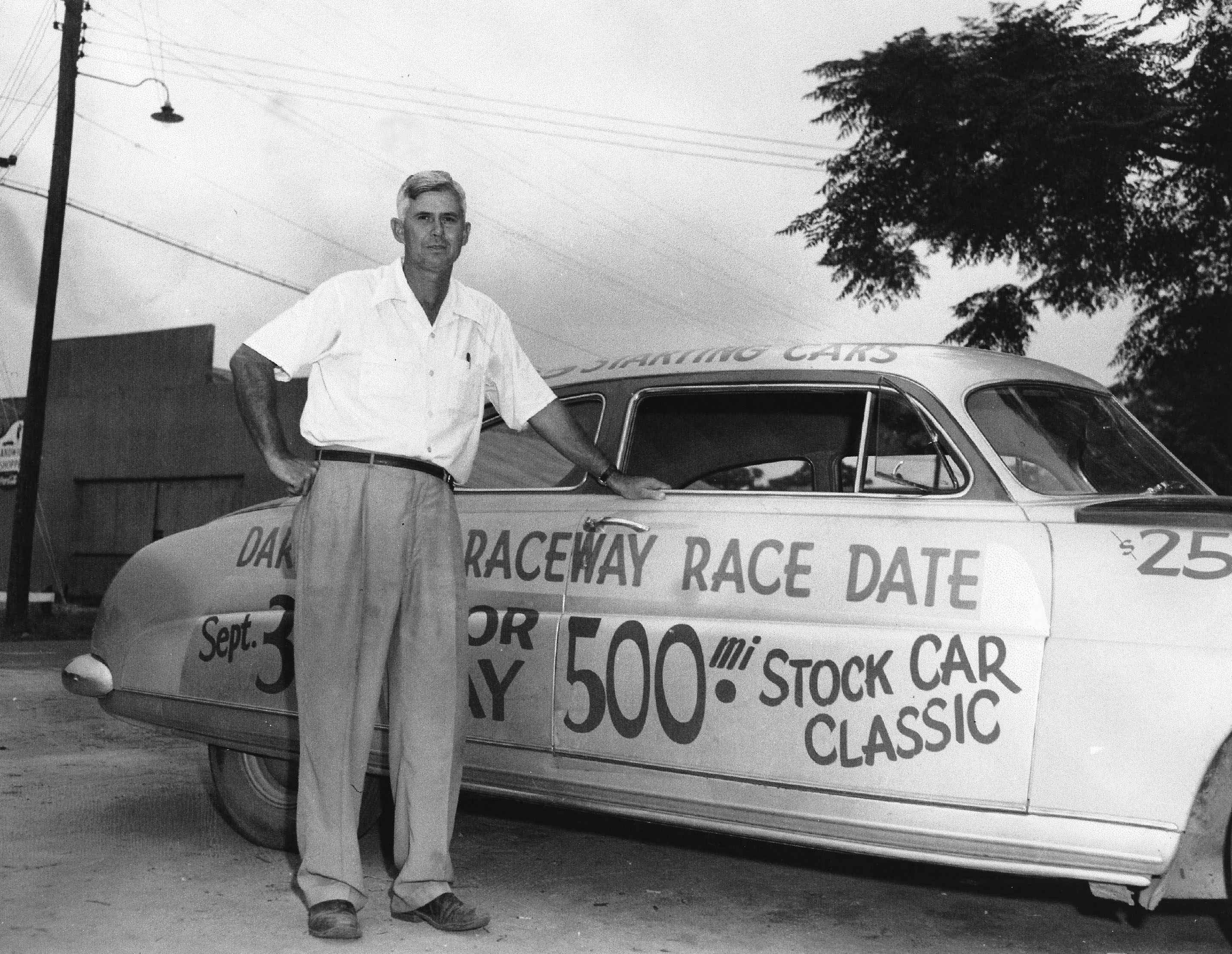 Harold Brasington 1951 Darlington Pace Car