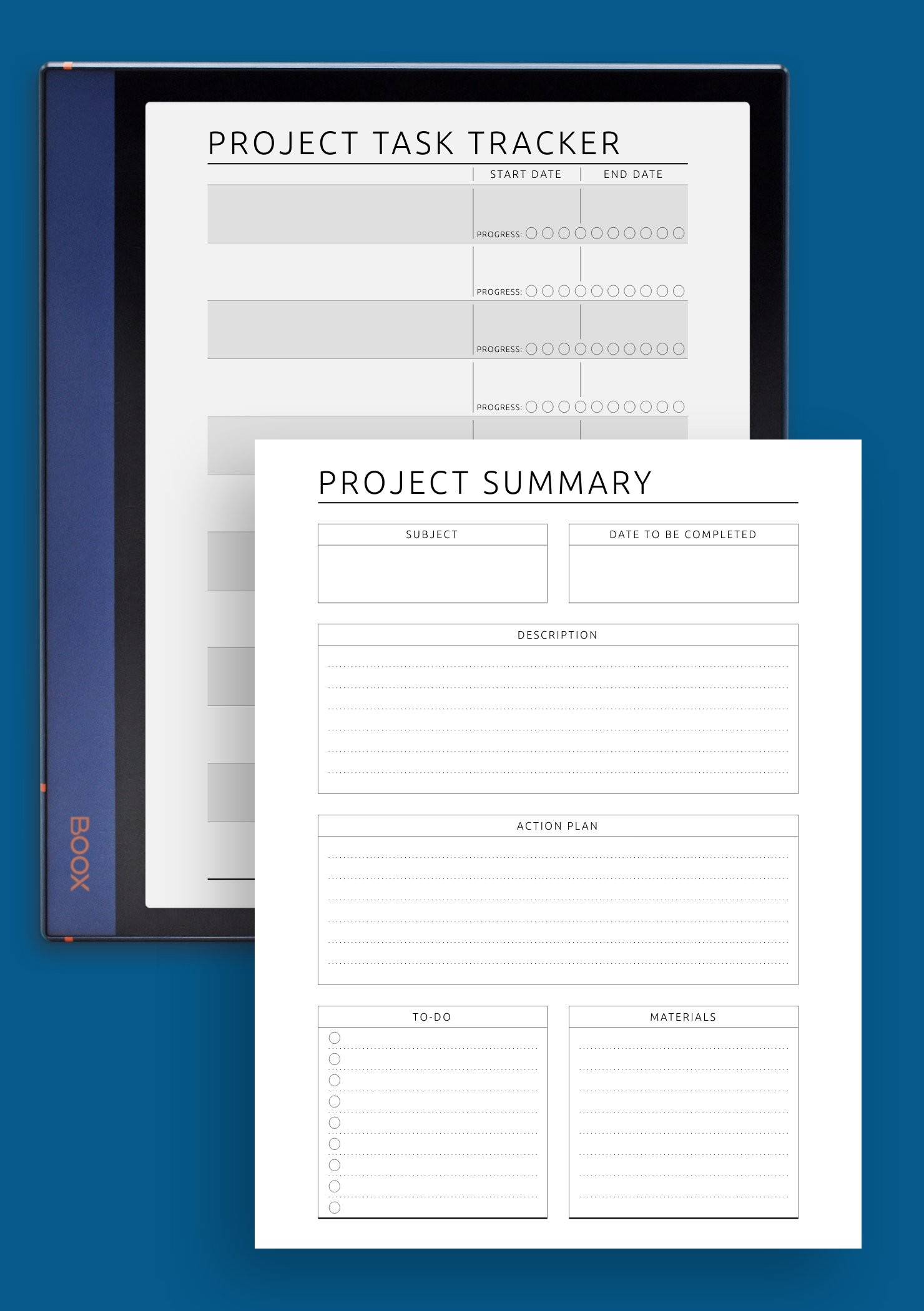 Download Printable Project Planning Original Style PDF Download Printable Project Planning Original Style PDF
