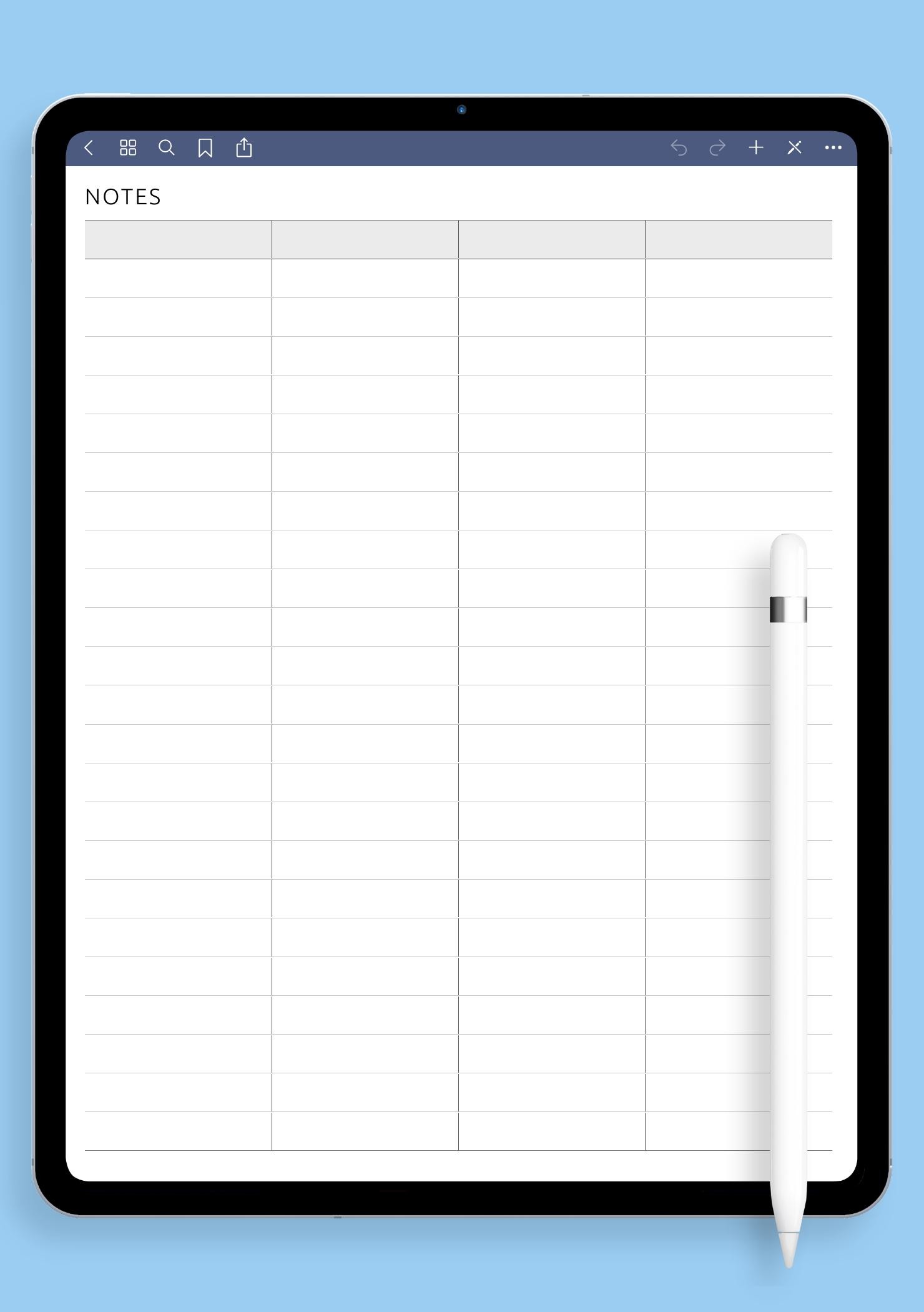 Download Printable Table 4Column PDF Download Printable Table 4Column PDF