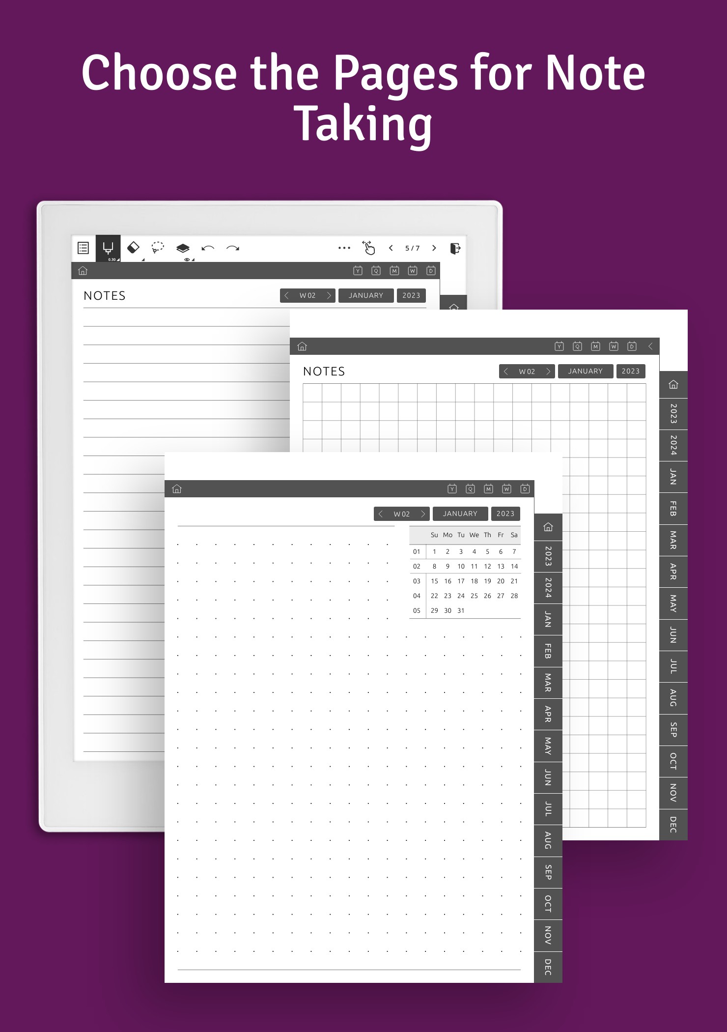 Download Supernote Meeting Notes Hyperlinked PDF