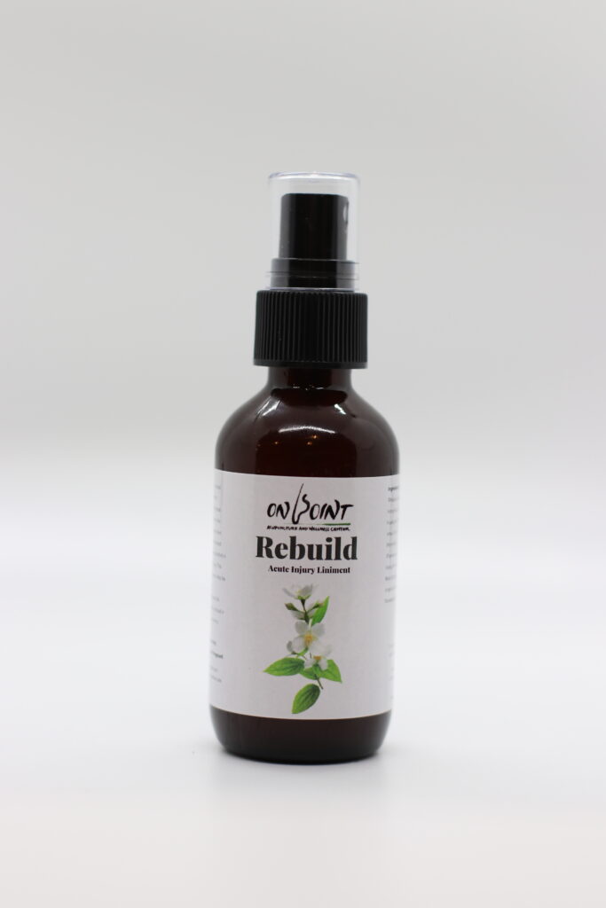 Rebuild Acute Injury Liniment On Point Acupuncture and Wellness Center