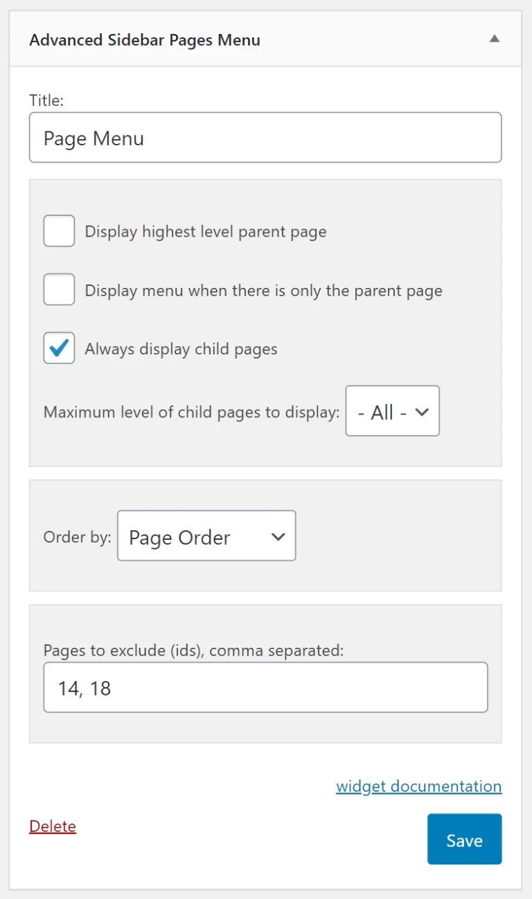 Advanced Sidebar Menu WordPress Plugin OnPoint Plugins