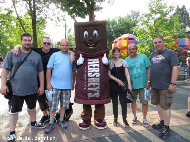Mit onride.de über den großen Teich Hershey Park onride.de
