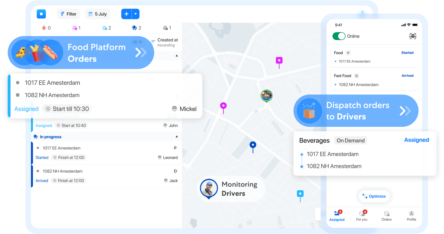 Food Delivery Software Onro