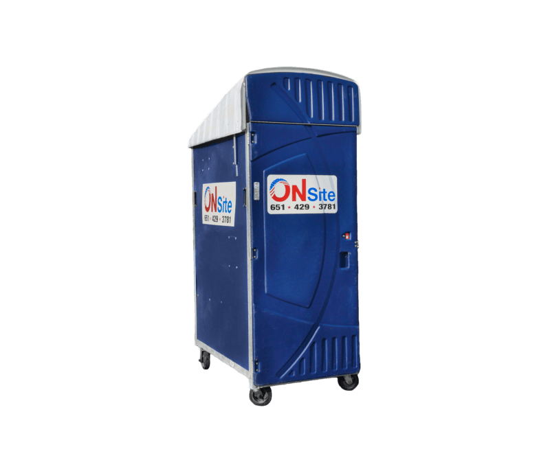 High Rise Portable Restroom Compact for Indoor Job Sites
