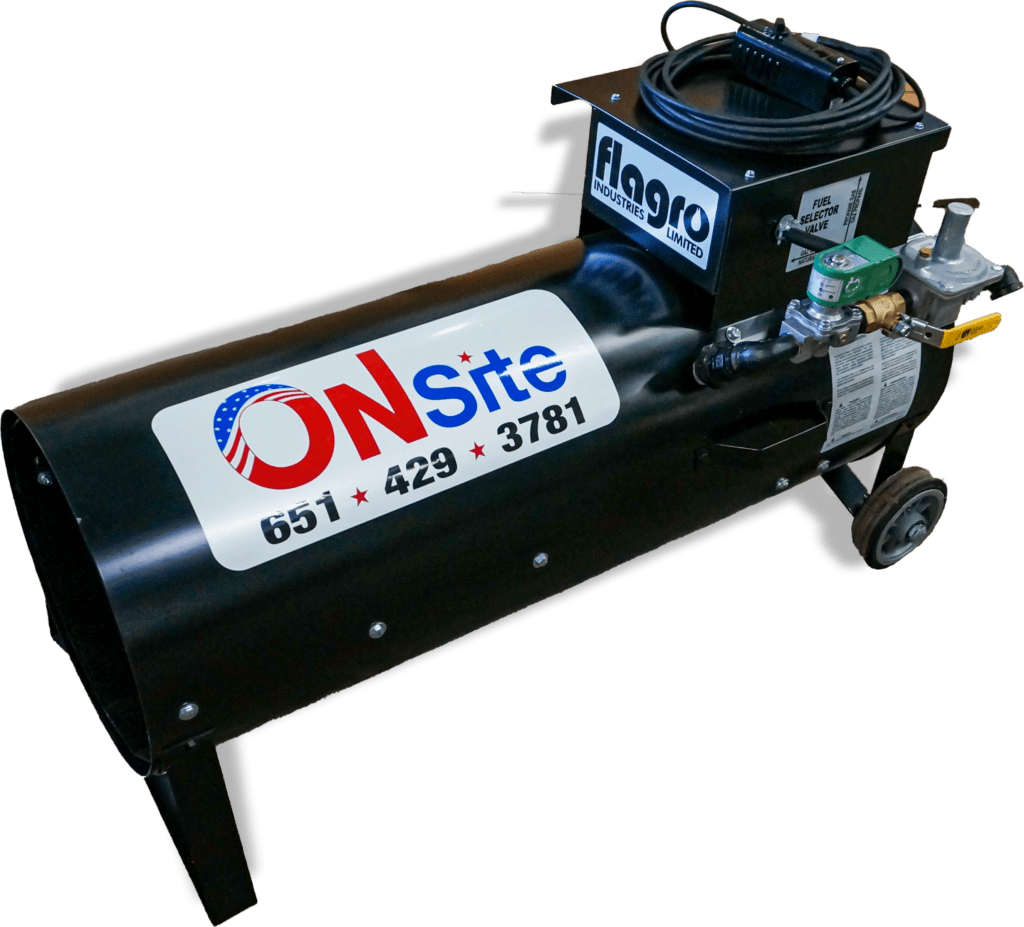 F400T Direct Fired Heater Construction Heater Rental