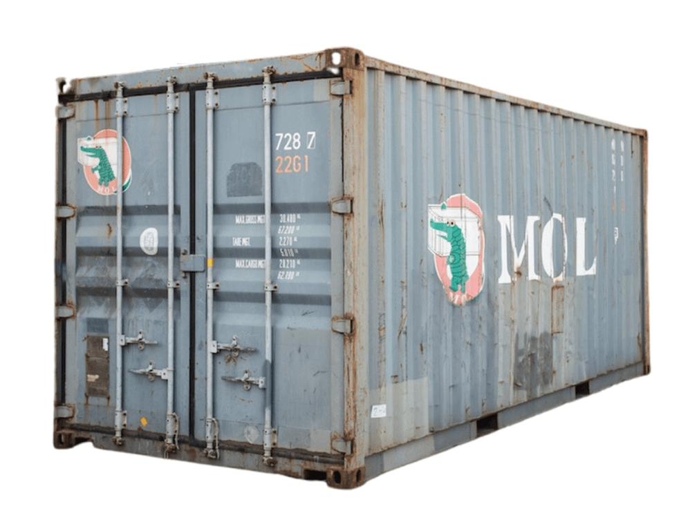 Used 20 ft Shipping Container Standard 8 ft 6 in High Used Wind and