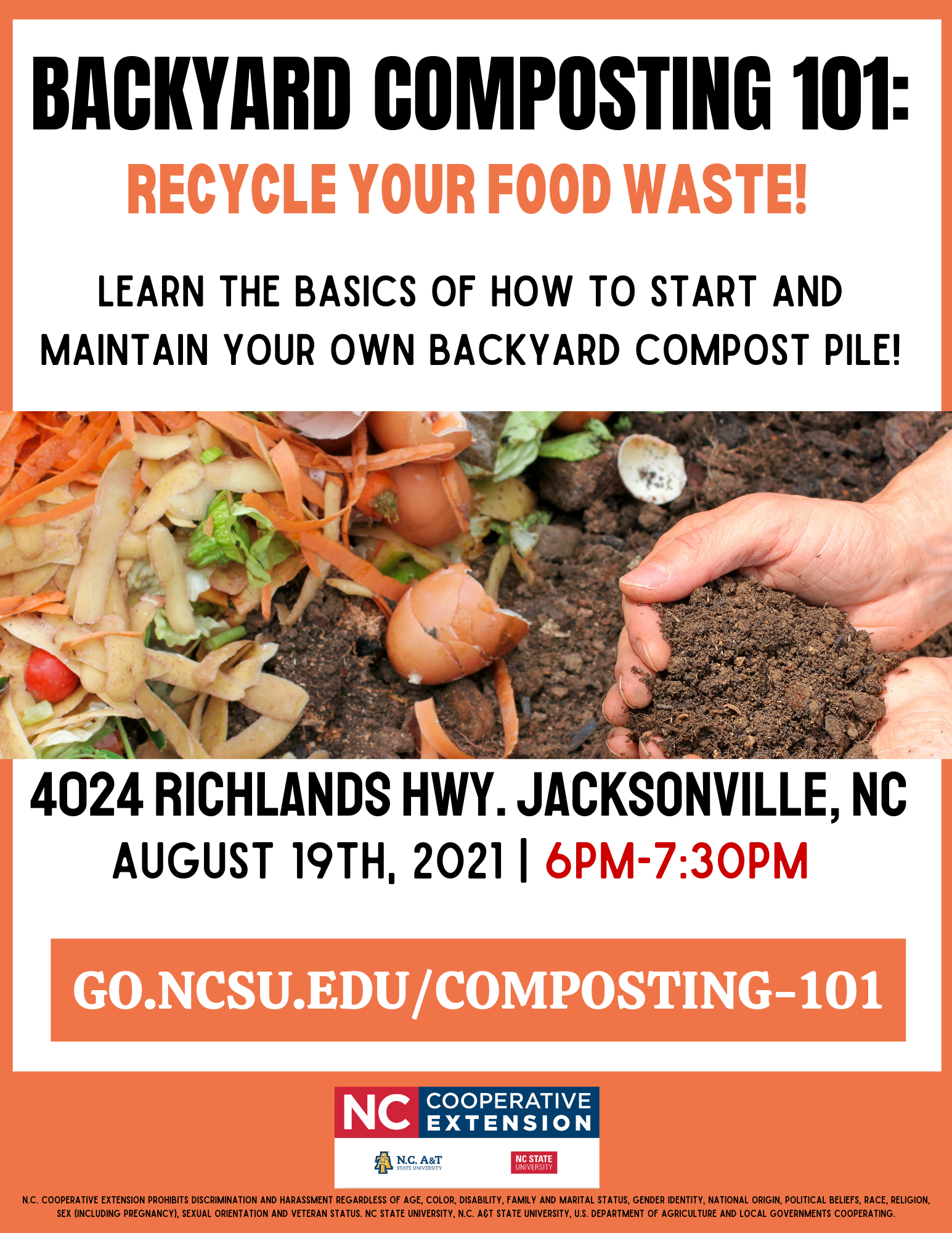 Backyard Composting 101 Recycle Your Food Waste N.C. Cooperative