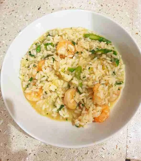 Prawn and Asparagus Risotto Ricky Onsman