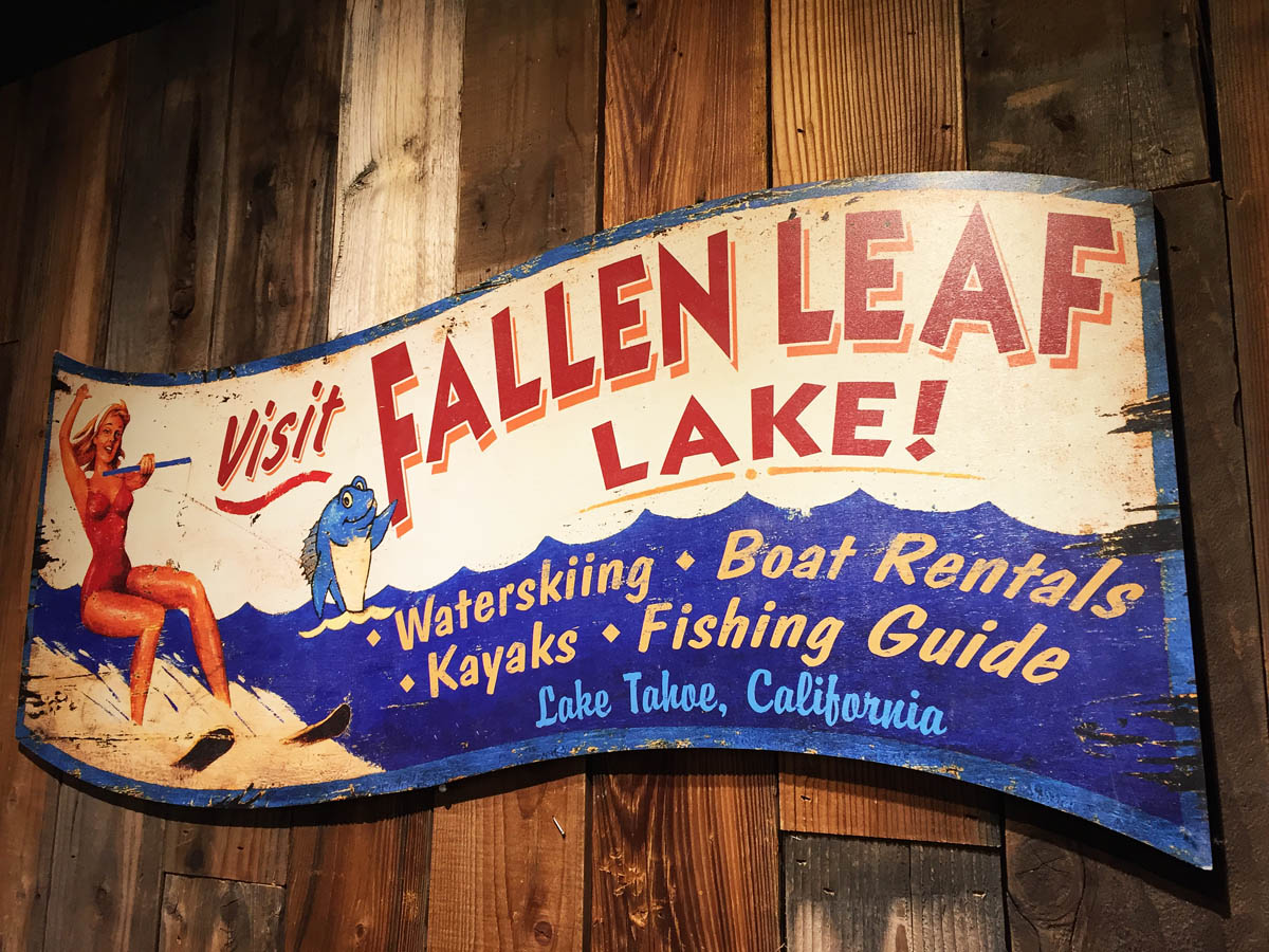 Custom Waterski Vintage Sign Personalized & Retro Lake Sign