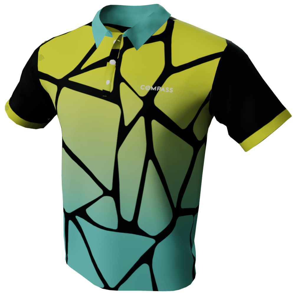 Compass Reality Group Fractal Custom Golf Shirt Ontal Golf Apparel