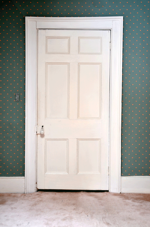 1930s Door Casing Style Family room furniture arrangement, Door