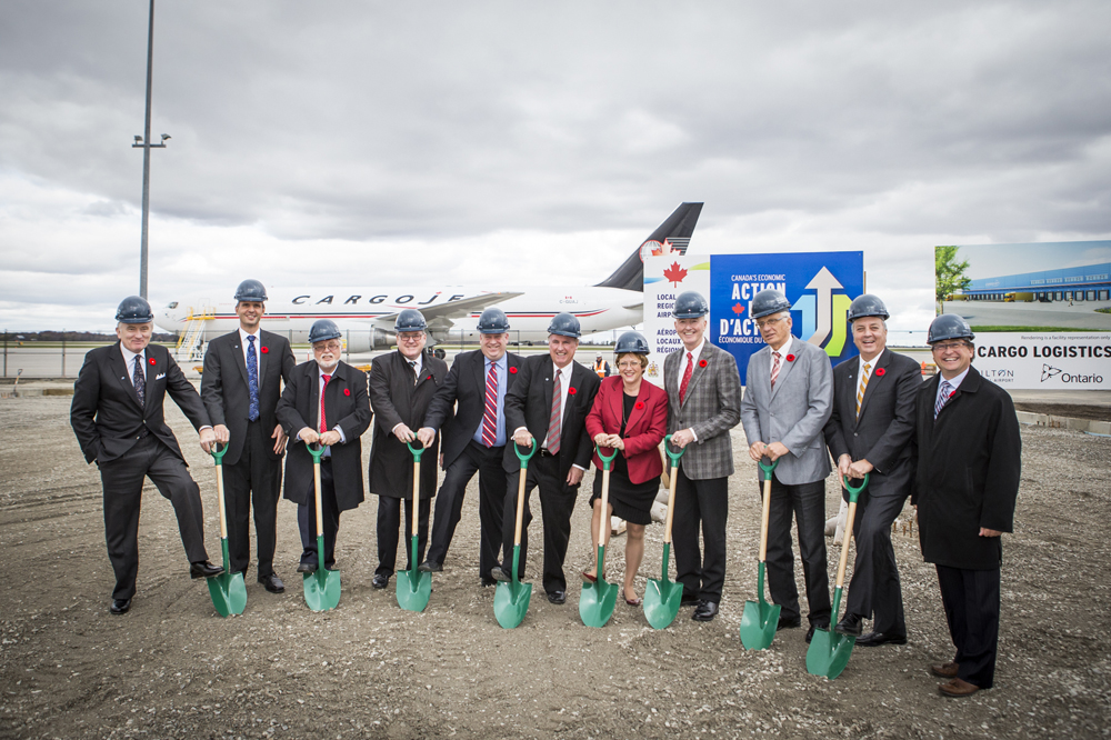 hamilton logistics ground breaking ontario construction report