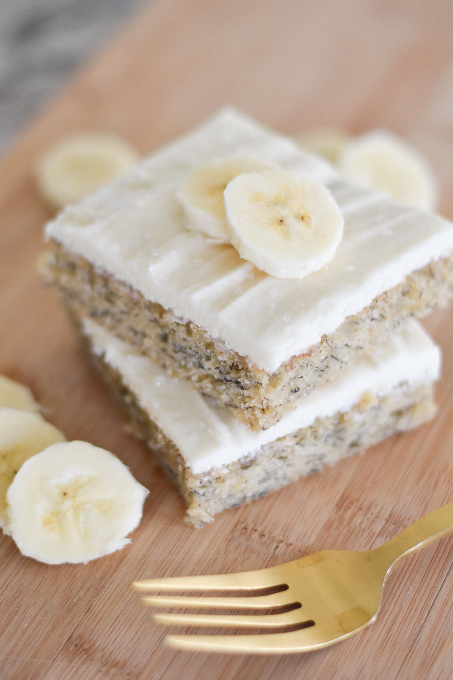 Banana Bread Bars with Browned Butter Frosting Ontario Design Company