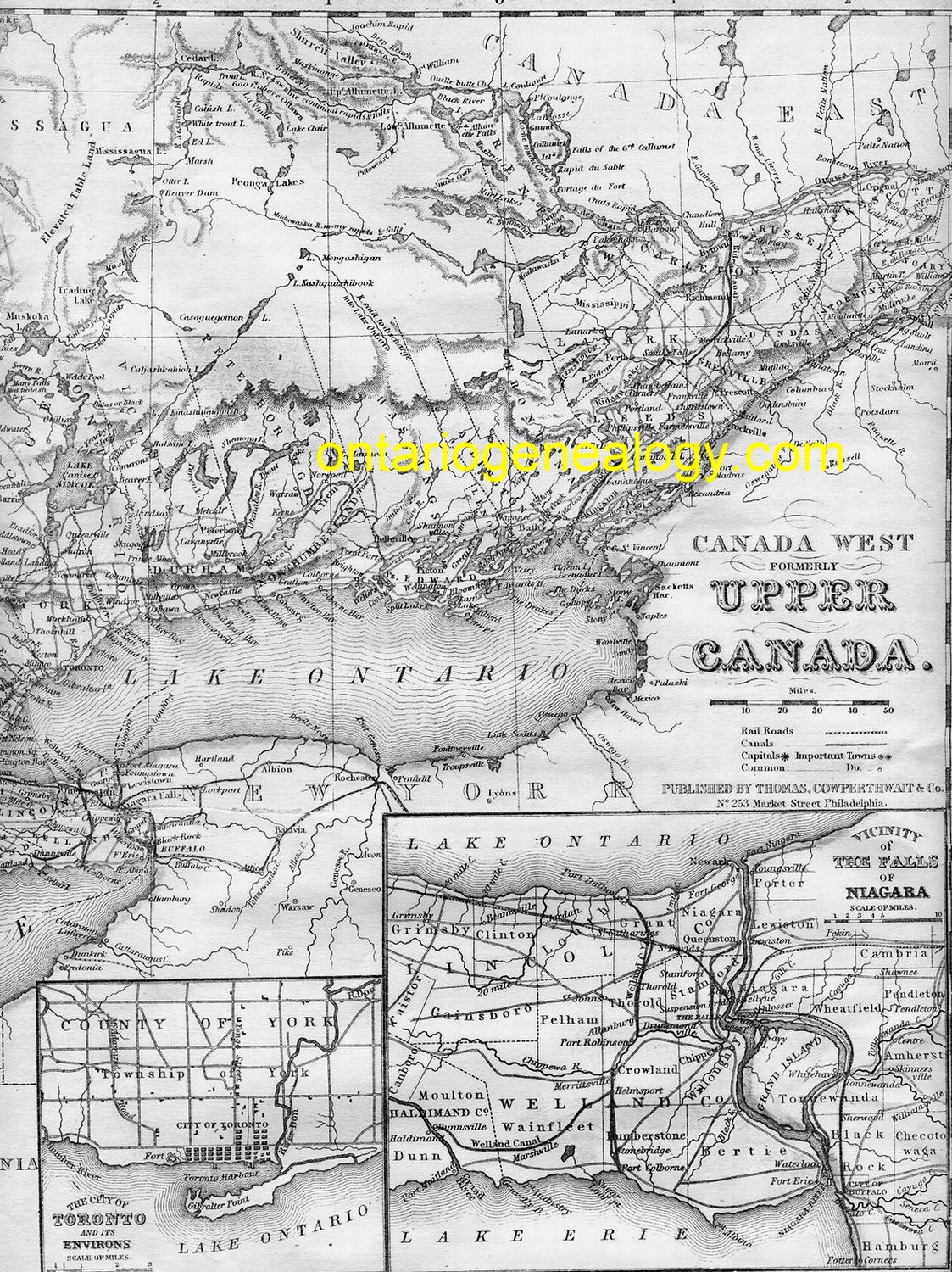 Upper Canada Map