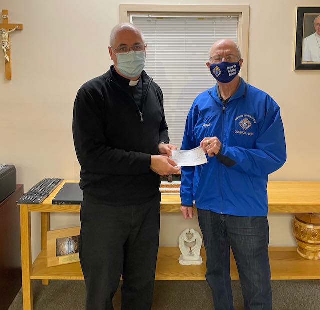 Donations to Churches Ontario Knights Of Columbus