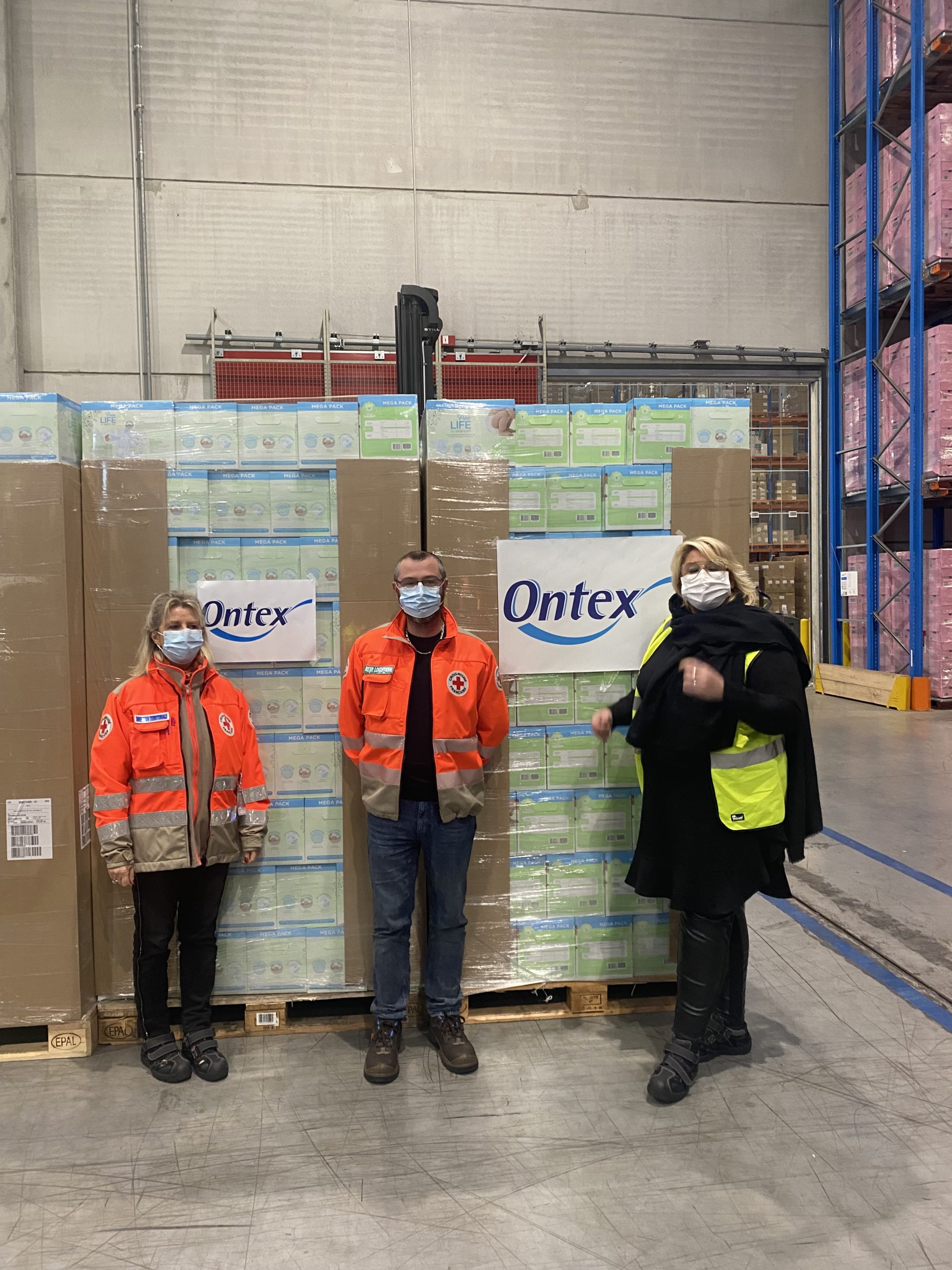 Ontex Santé France donates nearly half a million baby diapers to Red Cross