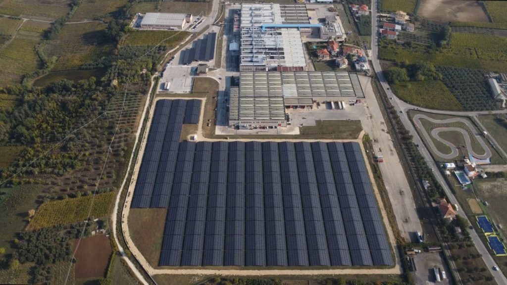 Ontex activates large solar power installation in Italy