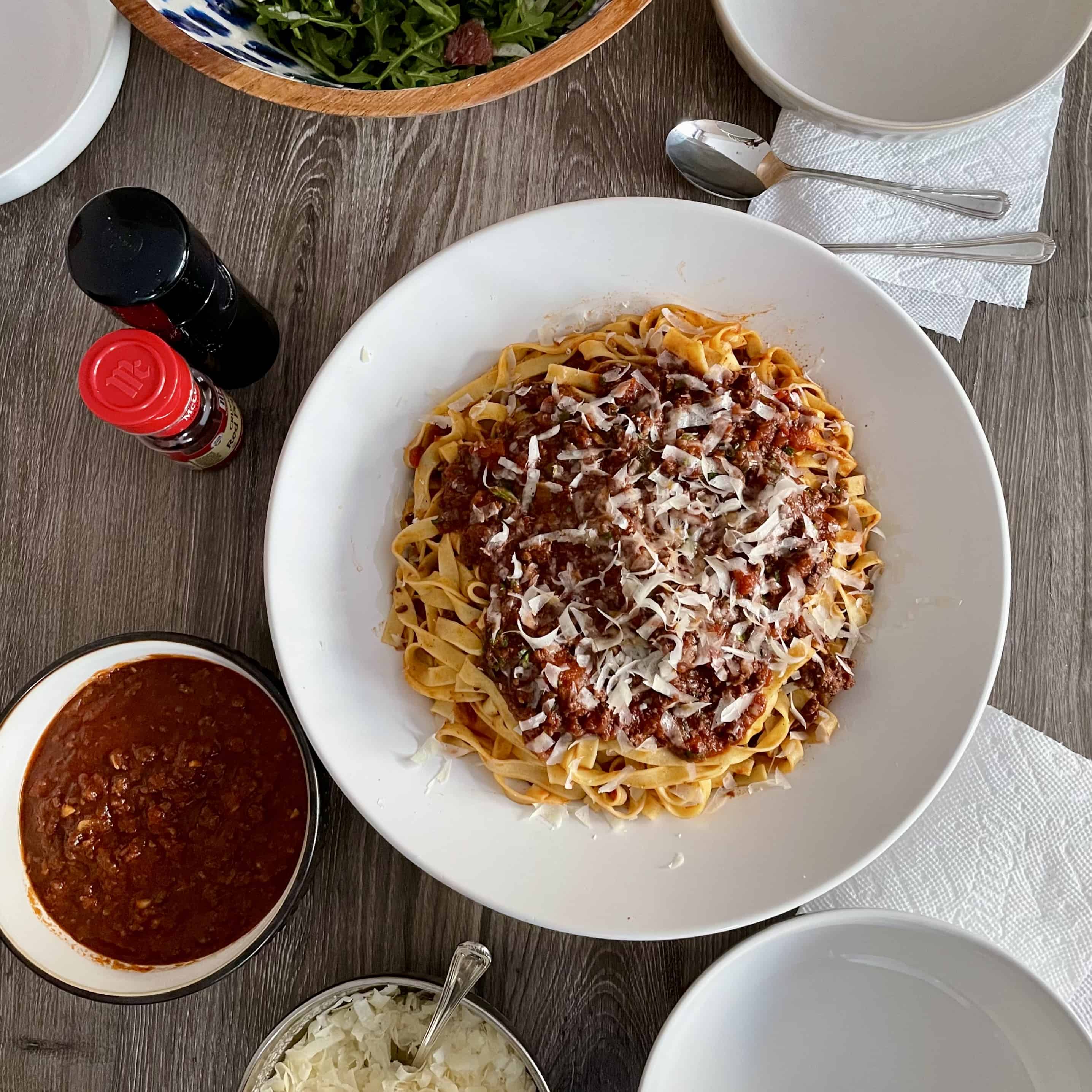 Red Wine Ragù On The Bias Italian