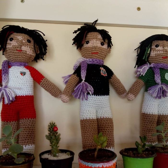 Grandfather Crochets Dolls With Vitiligo to Inspire Children With This