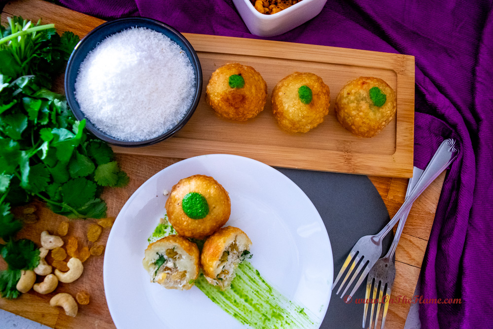 Khopra Patties/Coconut Patties On the Flame