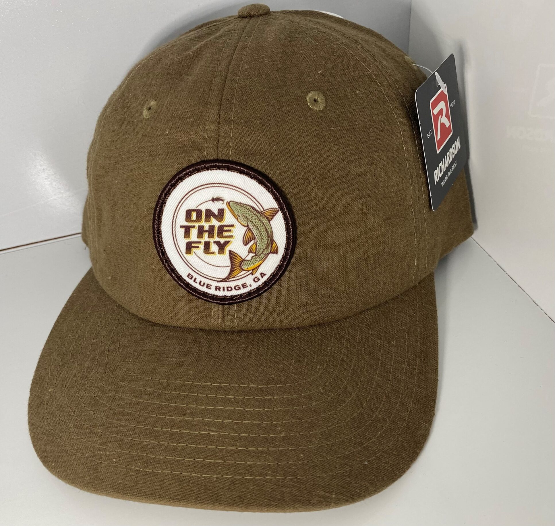 Richardson 252 Hat with OTF logo in Chocolate Chip On The Fly