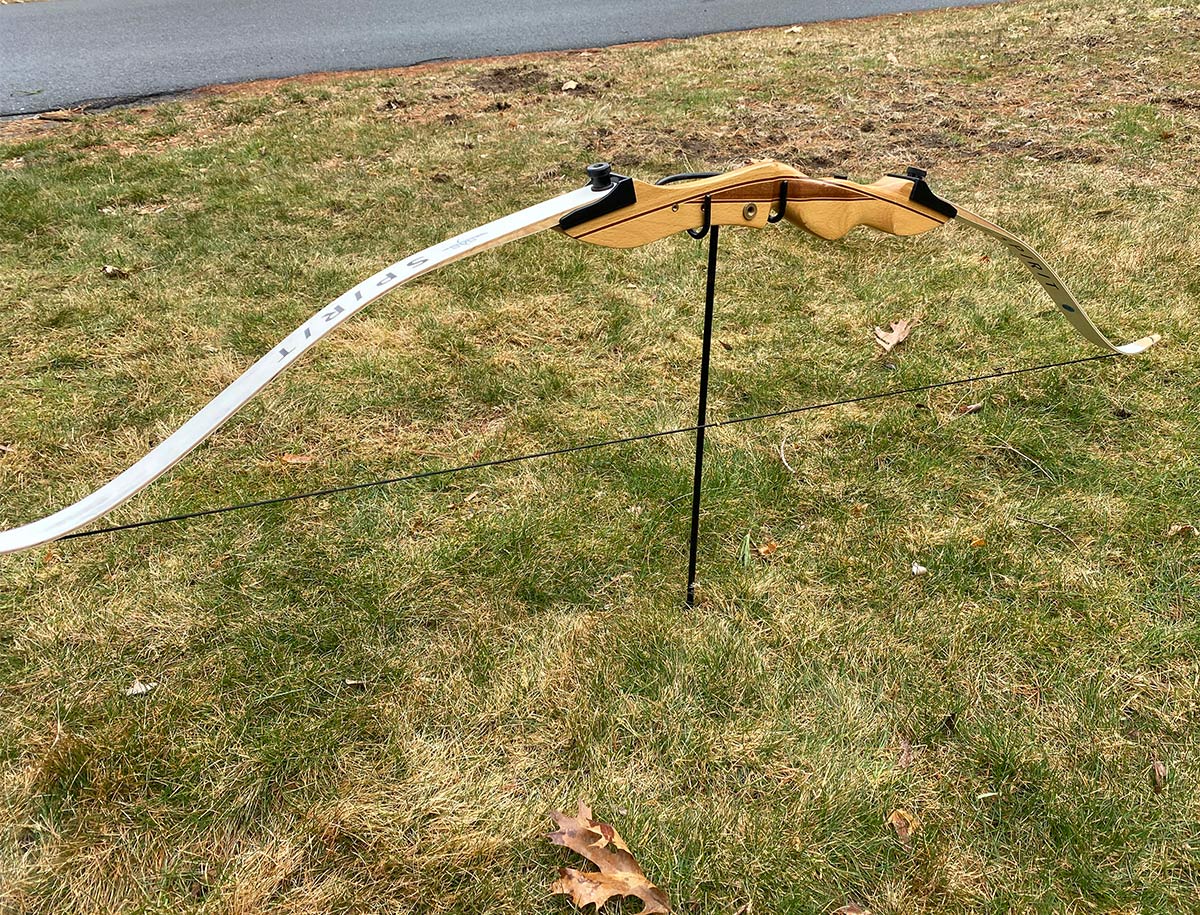 Ground Quiver with bow rack On the Mark Archery