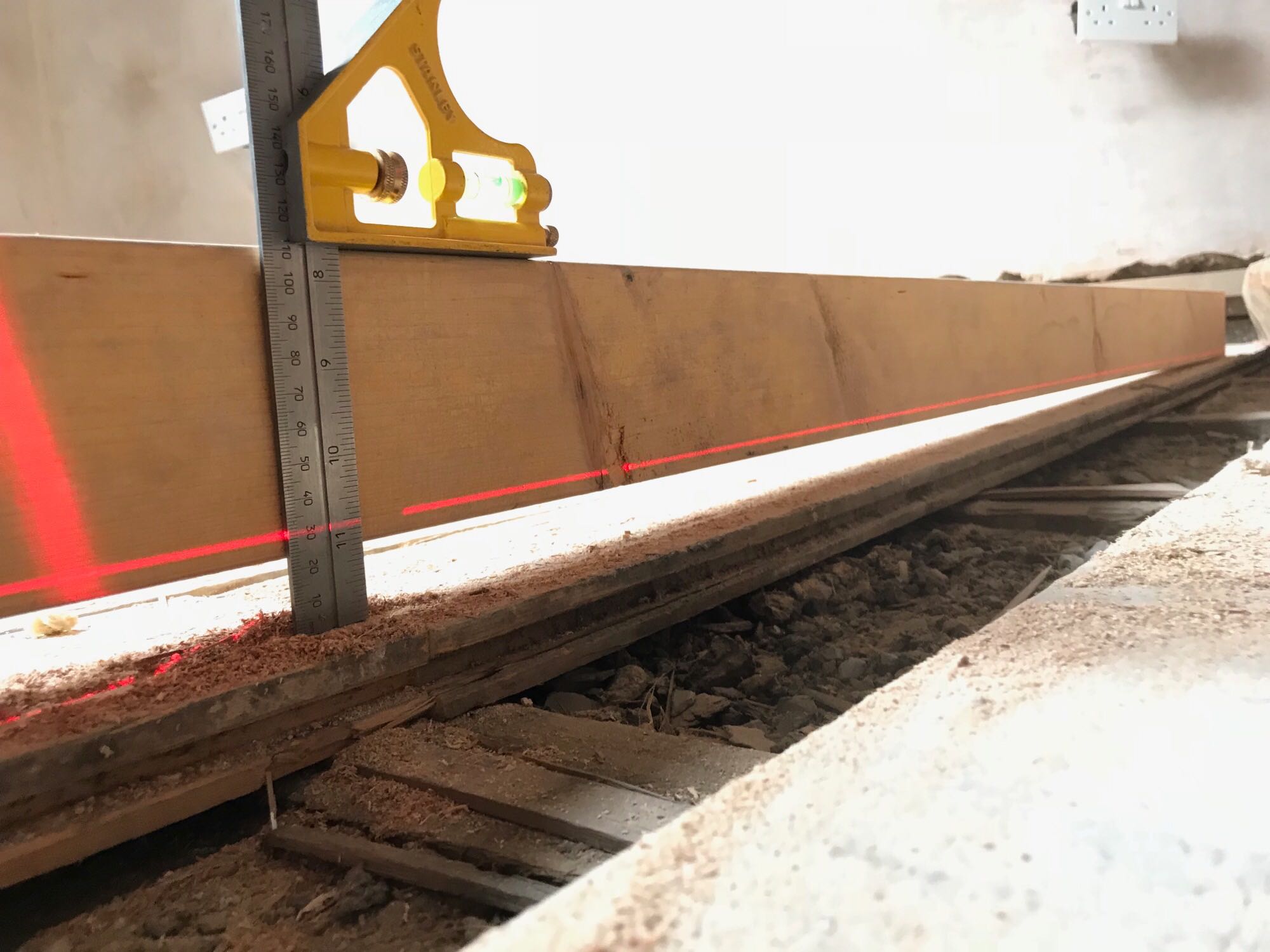 Fixing our sagging floor On The Stair