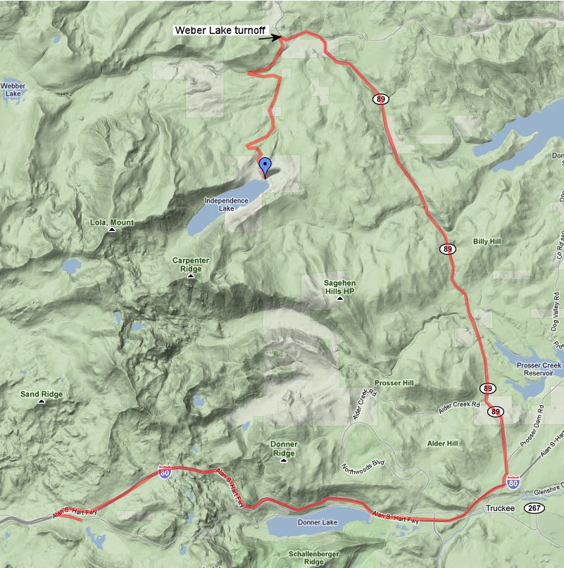 Independence Lake Turning back the clock OnTheSummit