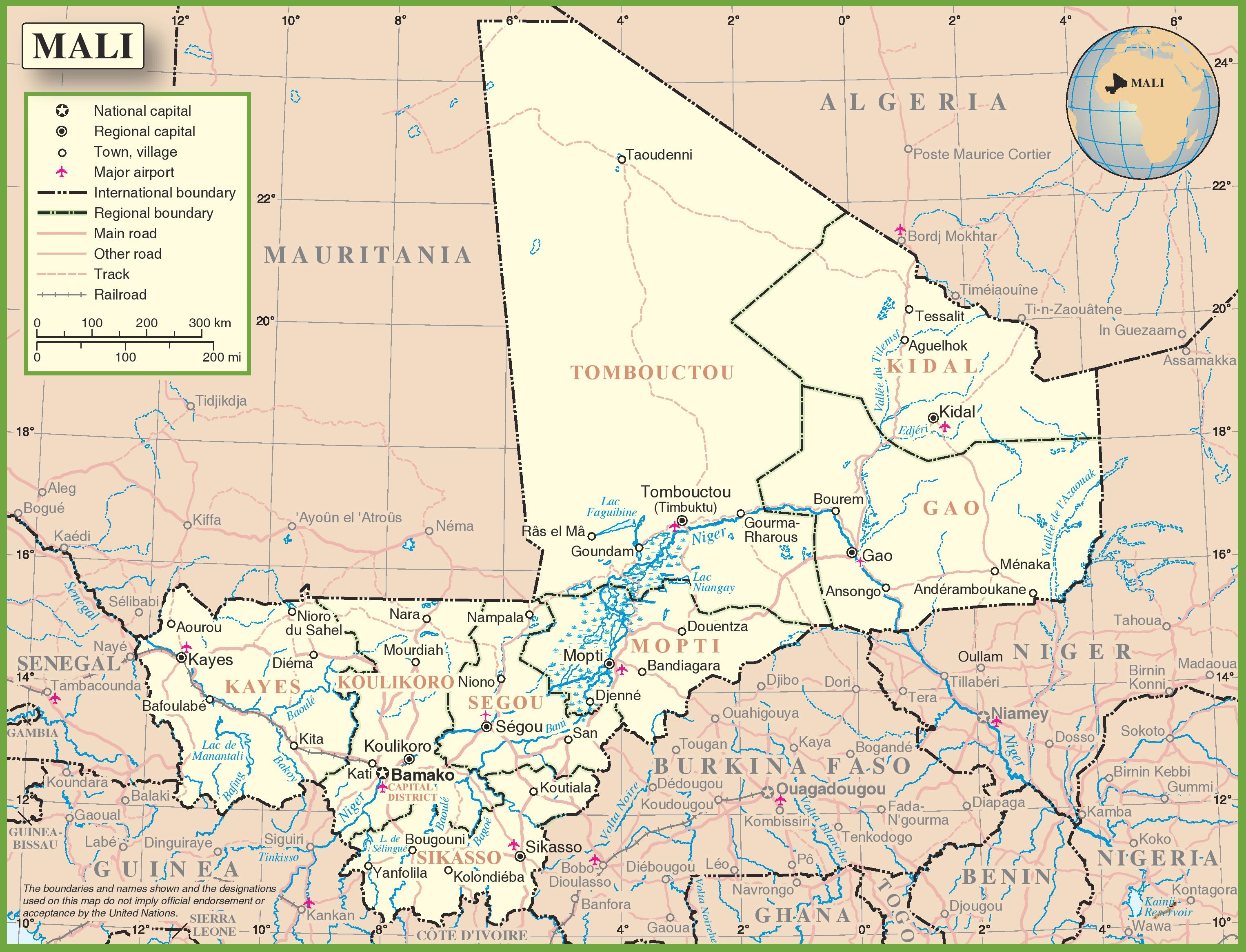 Where Is Mali? WorldAtlas