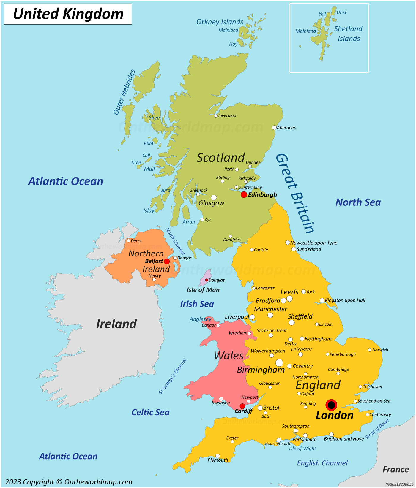 UK Map | Discover United Kingdom with Detailed Maps | Great Britain Maps
