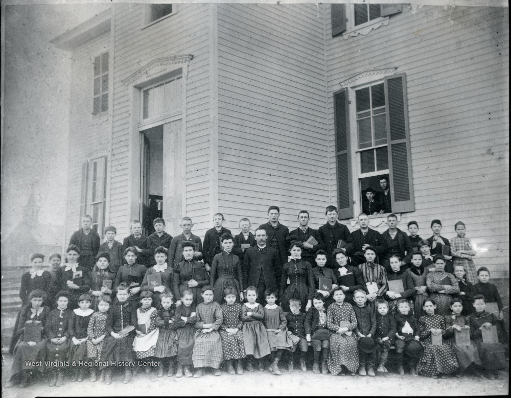 Class Photo Grafton, W. Va. West Virginia History OnView WVU Libraries