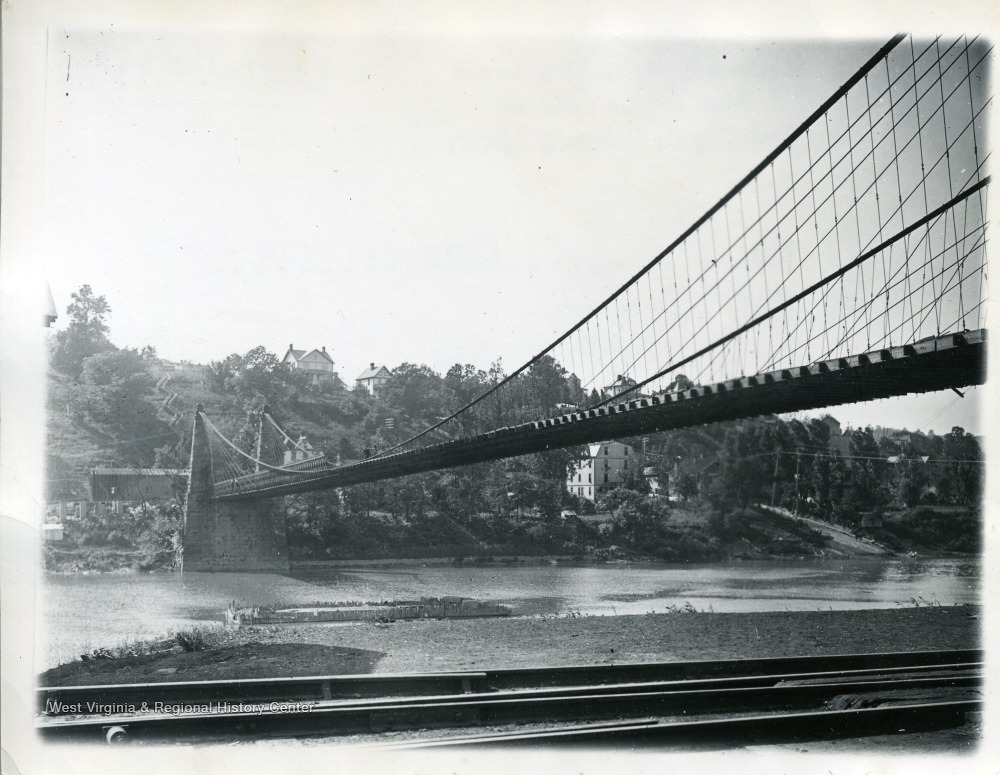 Suspension Bridge Across the Monongahela at W. Va. West