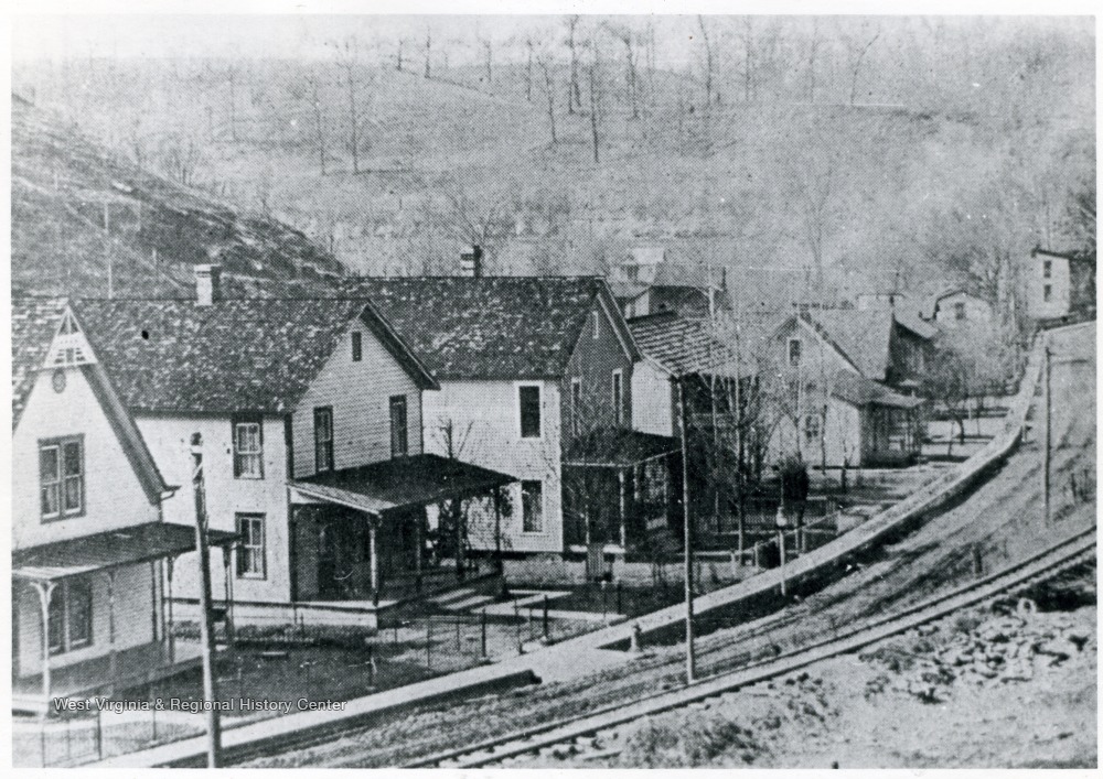 Homes Along the C & K Railroad Tracks in Cairo, Ritchie County, W. Va