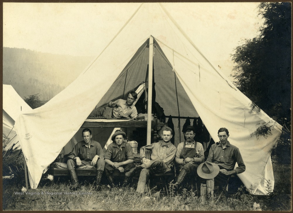 Deakins Line Surveying Team, Preston County, W. Va. West Virginia