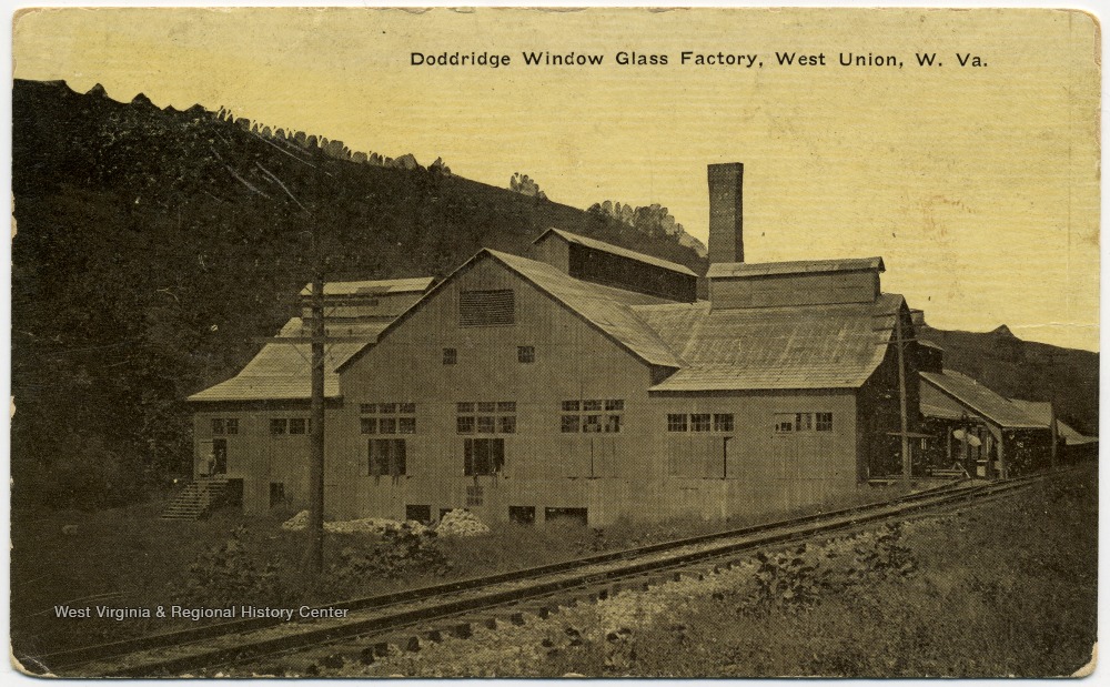 Doddridge Window Glass Factory, West Union, W. Va. West Virginia
