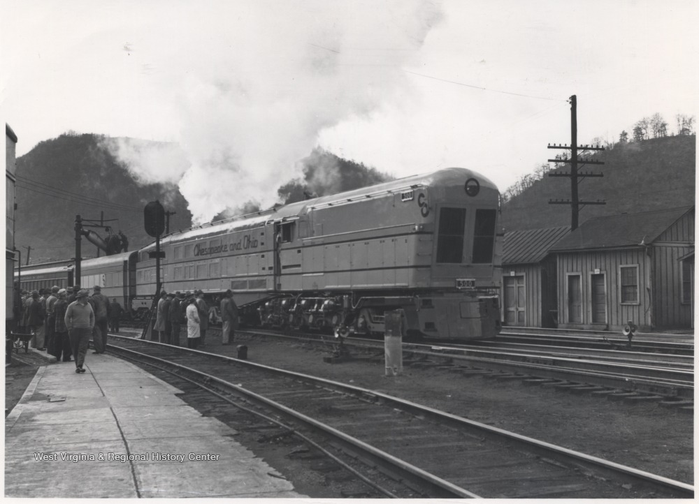 C. & O. Engine No. 500 at Hinton Station, Hinton, W. Va. West