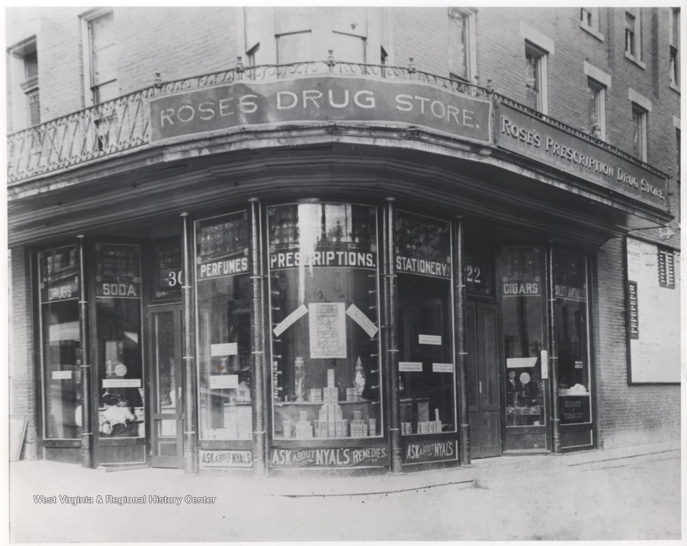 Rose's Drug Store, Hinton, W. Va. West Virginia History OnView WVU Libraries