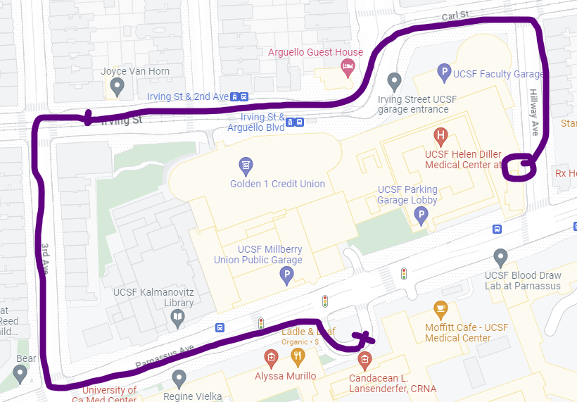 UCSF Parking Changes During Construction Onward