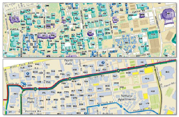 Penn State Harrisburg Campus Map Gould Center Releases Updated Campus Maps Of University Park Onward State