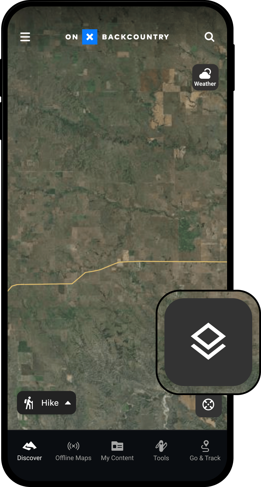 Learning the basic controls and main features of onX Backcountry onX
