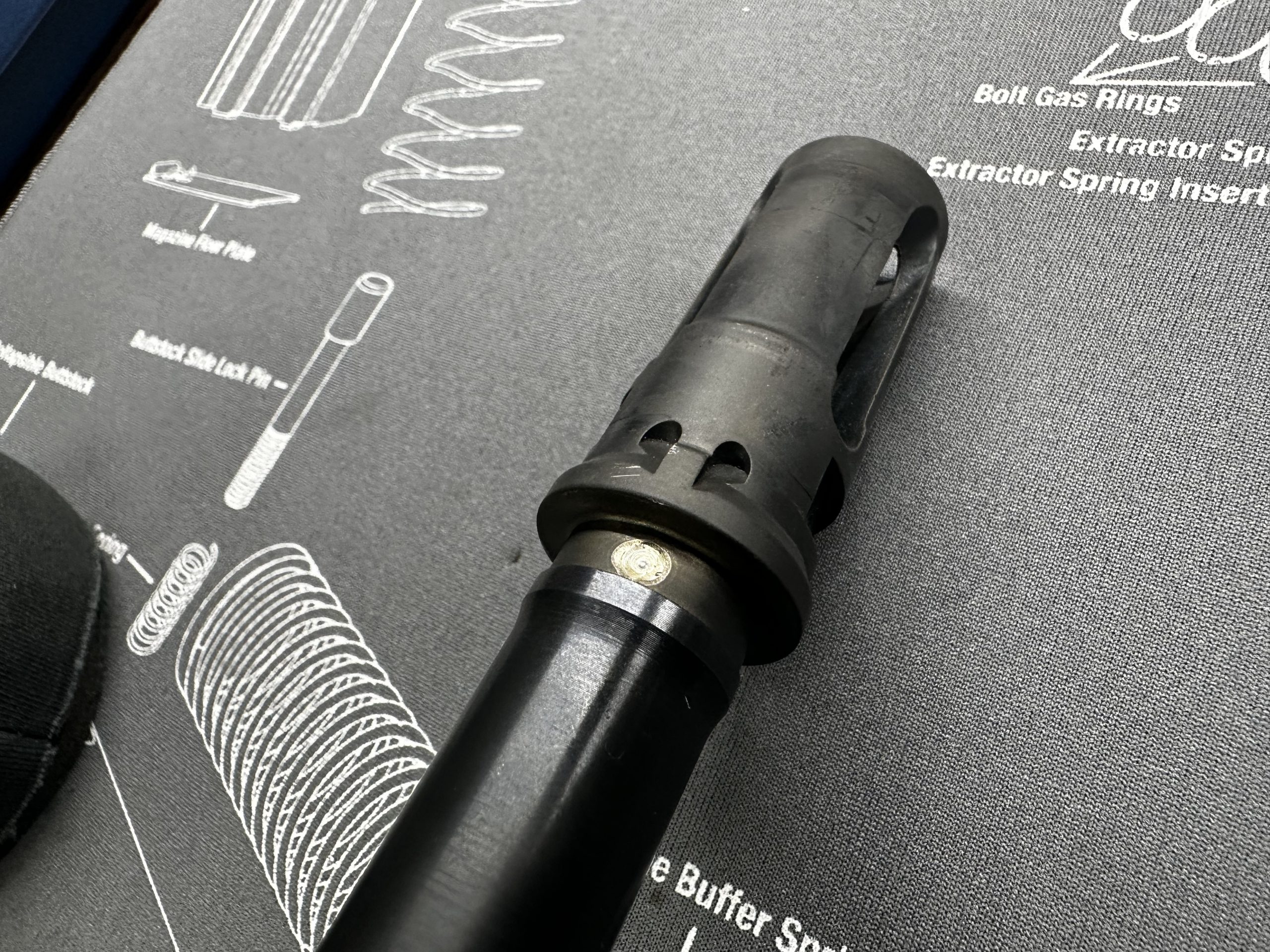 Muzzle Device Pin & Weld Onyx Arms LLC