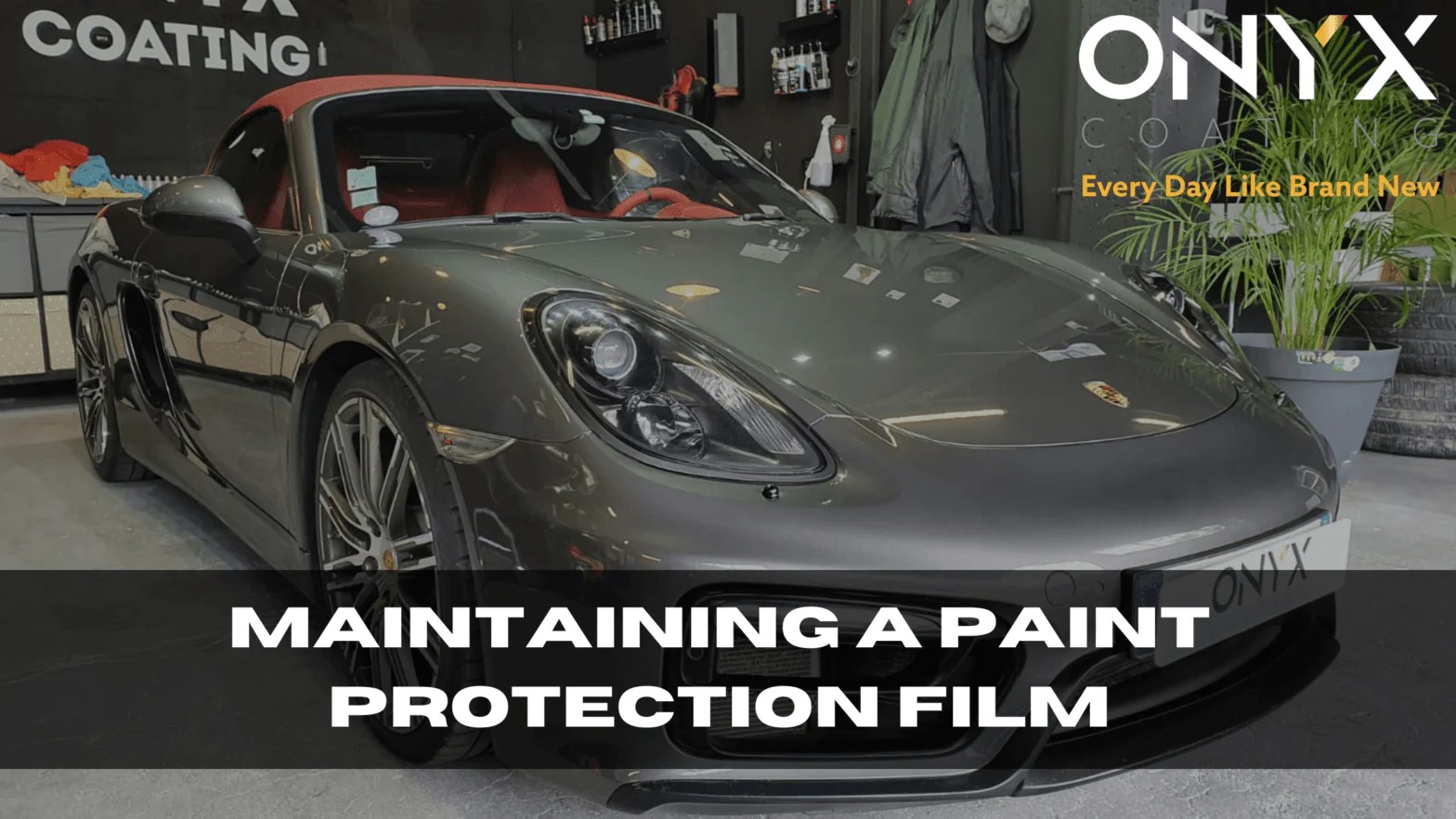 Maintaining a Paint Protection Film Onyx Coating