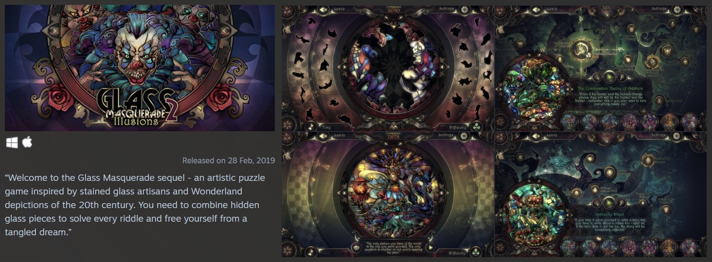 Onyx Lute Glass Masquerade