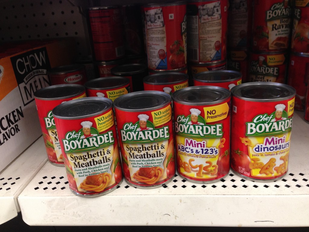 OOingle Chef Boyardee 0.75 ea at Dollar Tree
